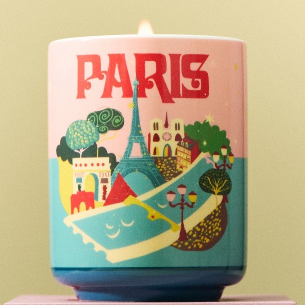 ANTHROPOLOGIE Daniella Manini Pink Grapefruit Candle